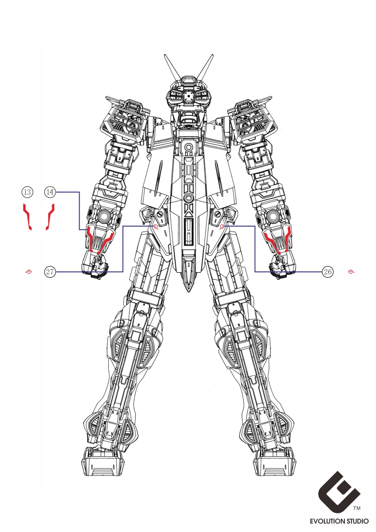 046 Water Decal MG1/100 Astray Red Frame ลายดอกซากุระ ยี่ห่อ S.I.M.P. Model Decal