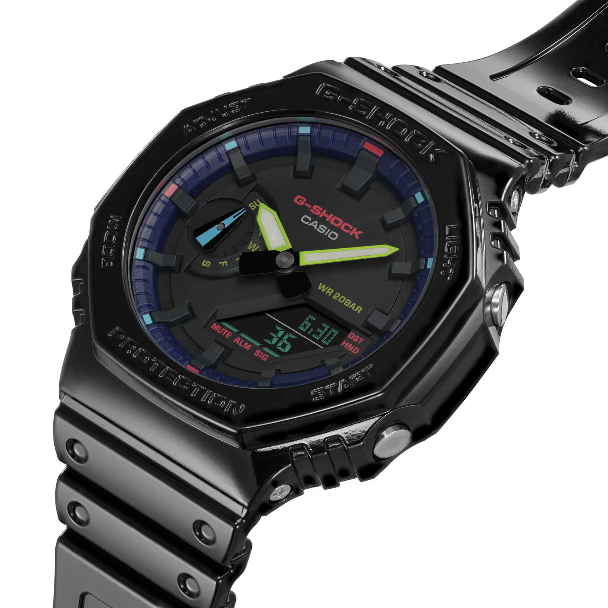 GA-2100RGB-1A l Virtual Rainbow Series l G-SHOCK