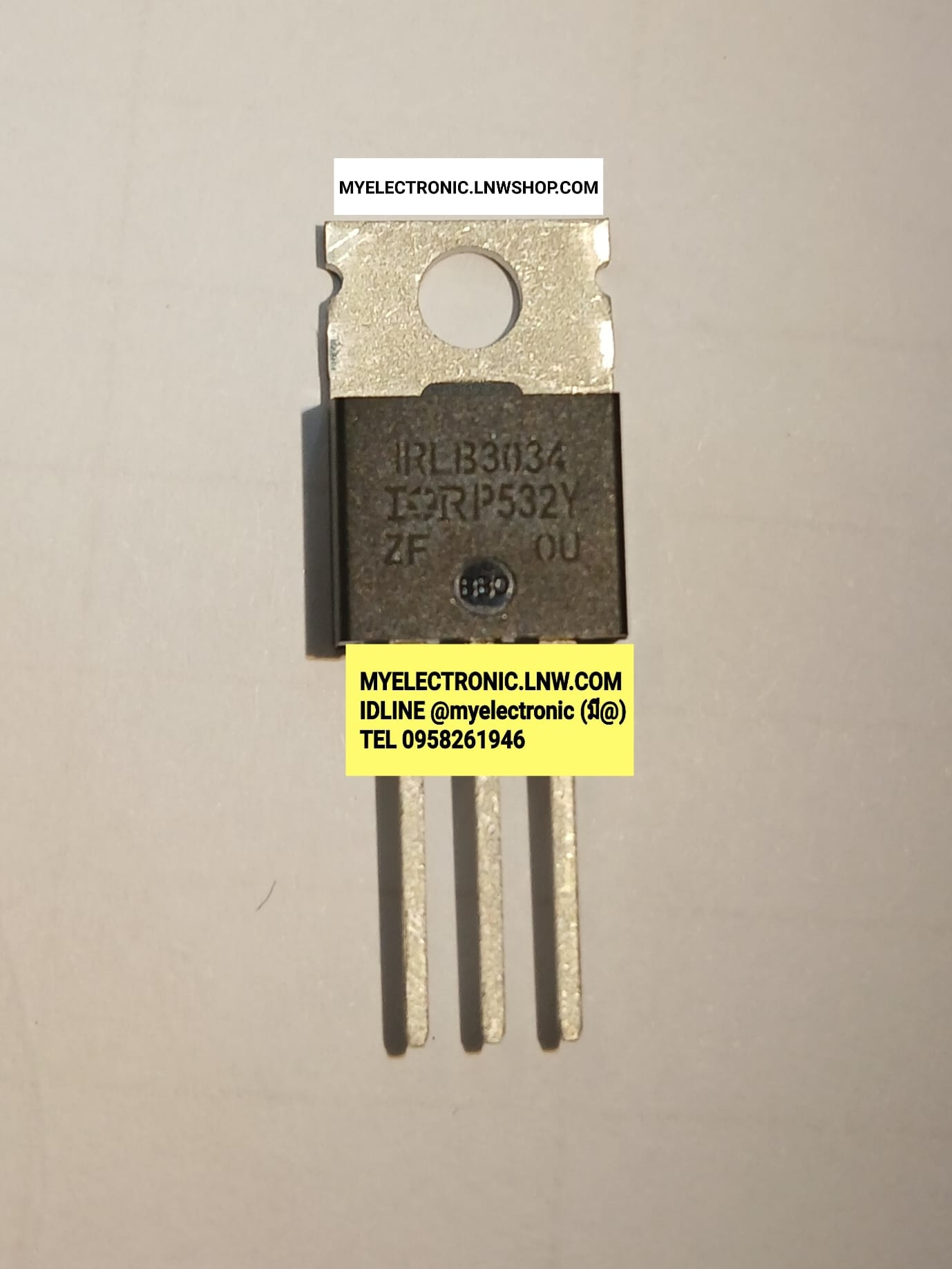 ขาย IRLB3034 ตัวถัง TO-220 มอสเฟต IR LB3034 มอสเฟส,MOSFET ยี่ห้อ IR ร าคา ตัวล่ะ หน่วย . . . . บาท