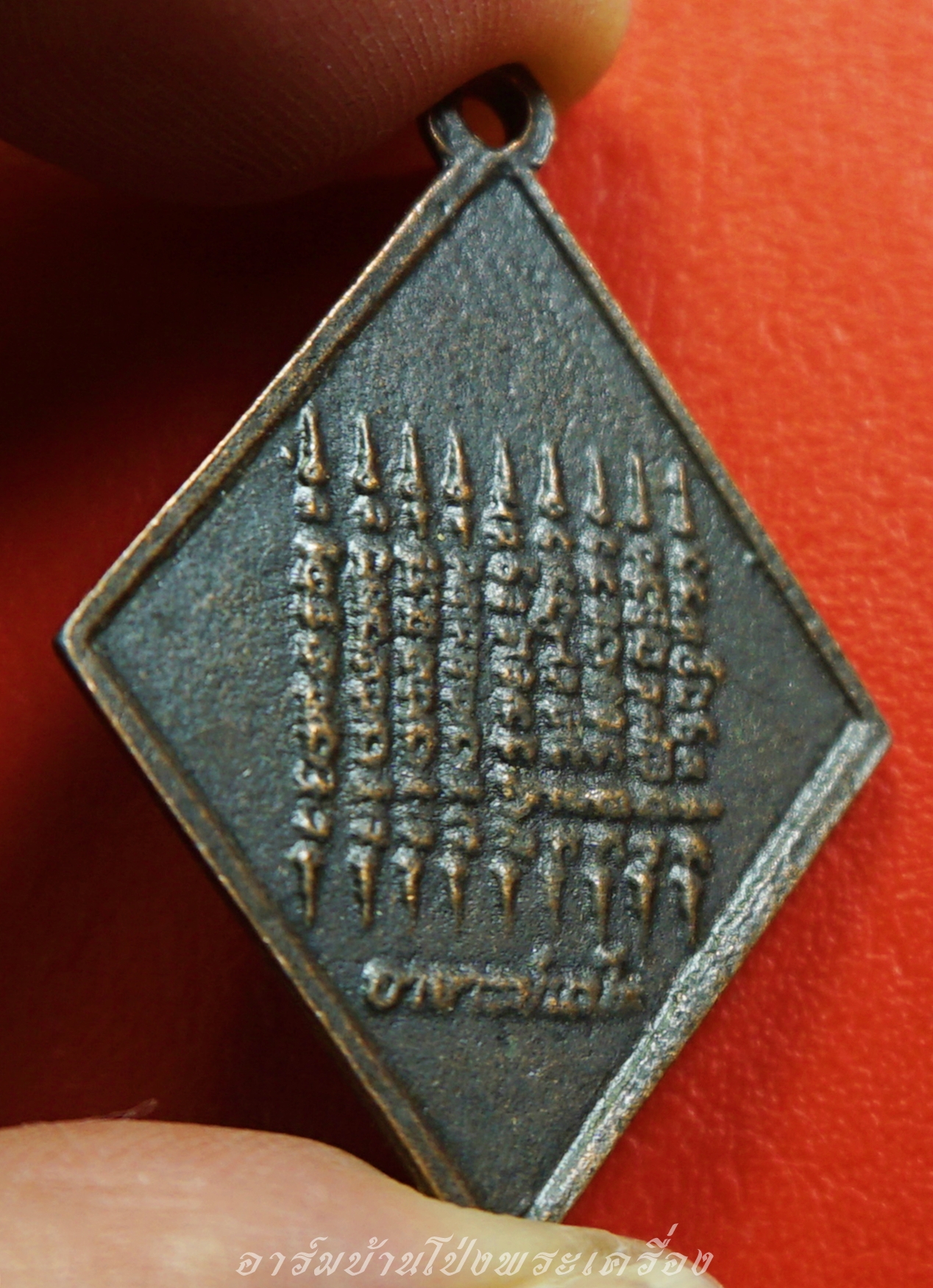 หลวงพ่อแป๊ะ วัดสว่างอารมณ์ ท้าวเวสสุวรรณ หลังยันต์เก้าแถว(องค์ที่1)