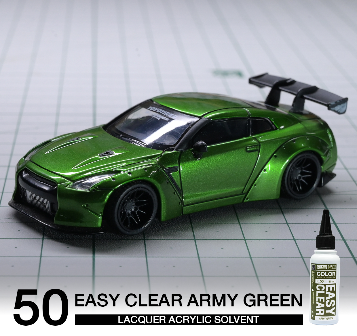 (RS-Raditz) Easy Clear Series NO50 Easy Clear Army Green 60ml
