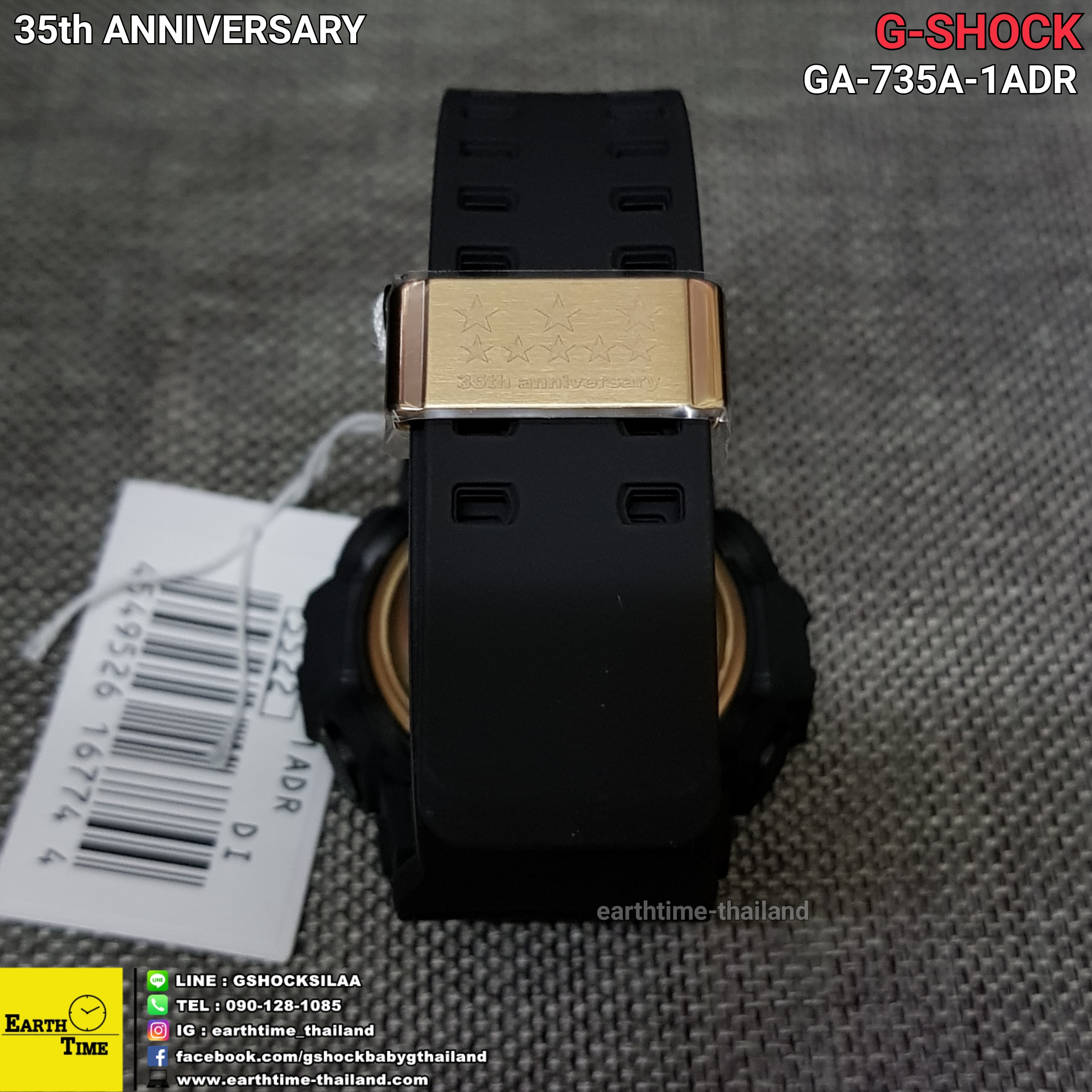 G-Shock 35th Anniversary Big Bang Black ของใหม่แท้100% รับประกัน 1 ปี รุ่น GA-735A-1ADR