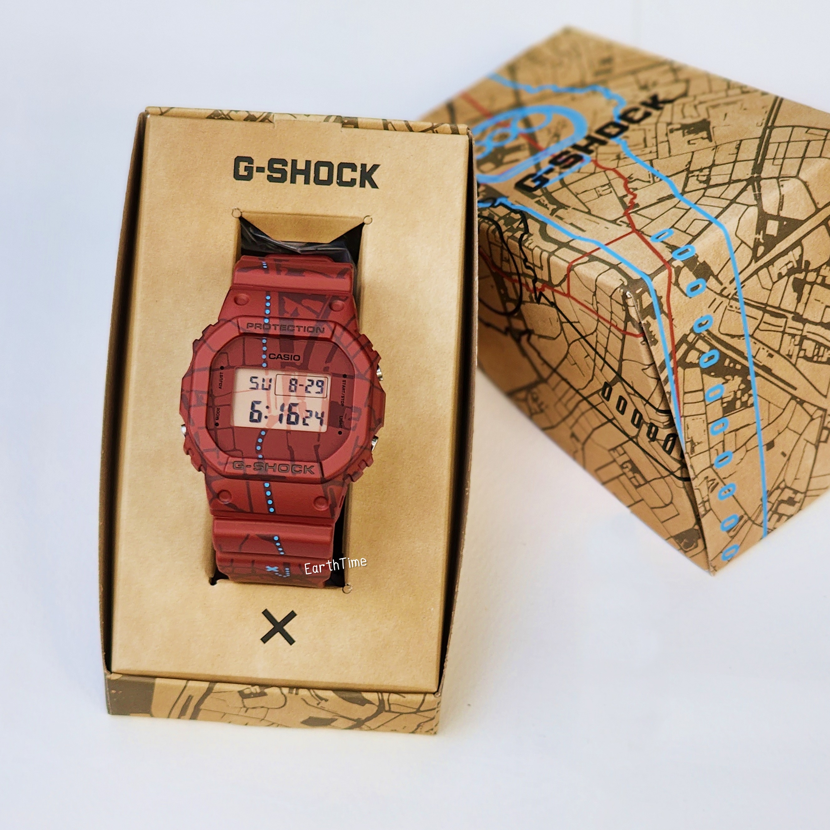 DW-5600SBY-4 l G-Shock Treasure Hunt Series with map of Shibuya l G-SHOCK
