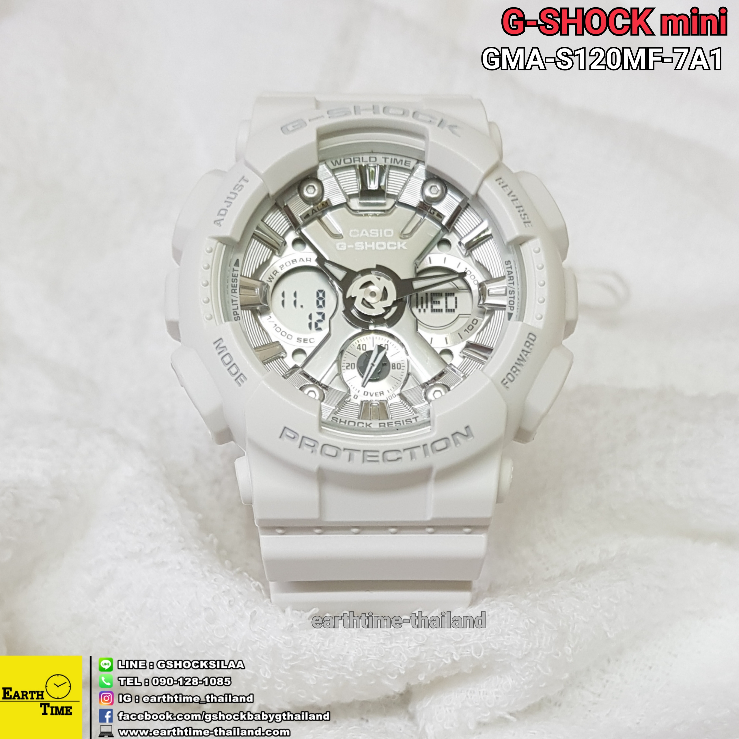 G-ShockMini ของใหม่แท้100% รับประกัน 1 ปี GMA-S120MF-7A1DR