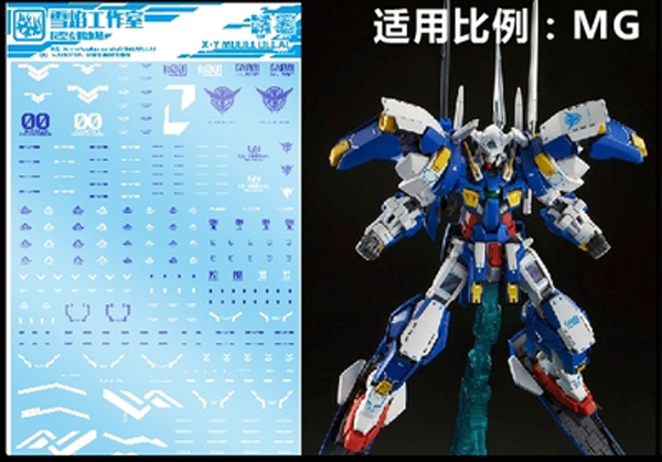 Decal 047 MG1/100 GUNDAM AVALANCHE EXIA ยี่ห่อ X-Y model