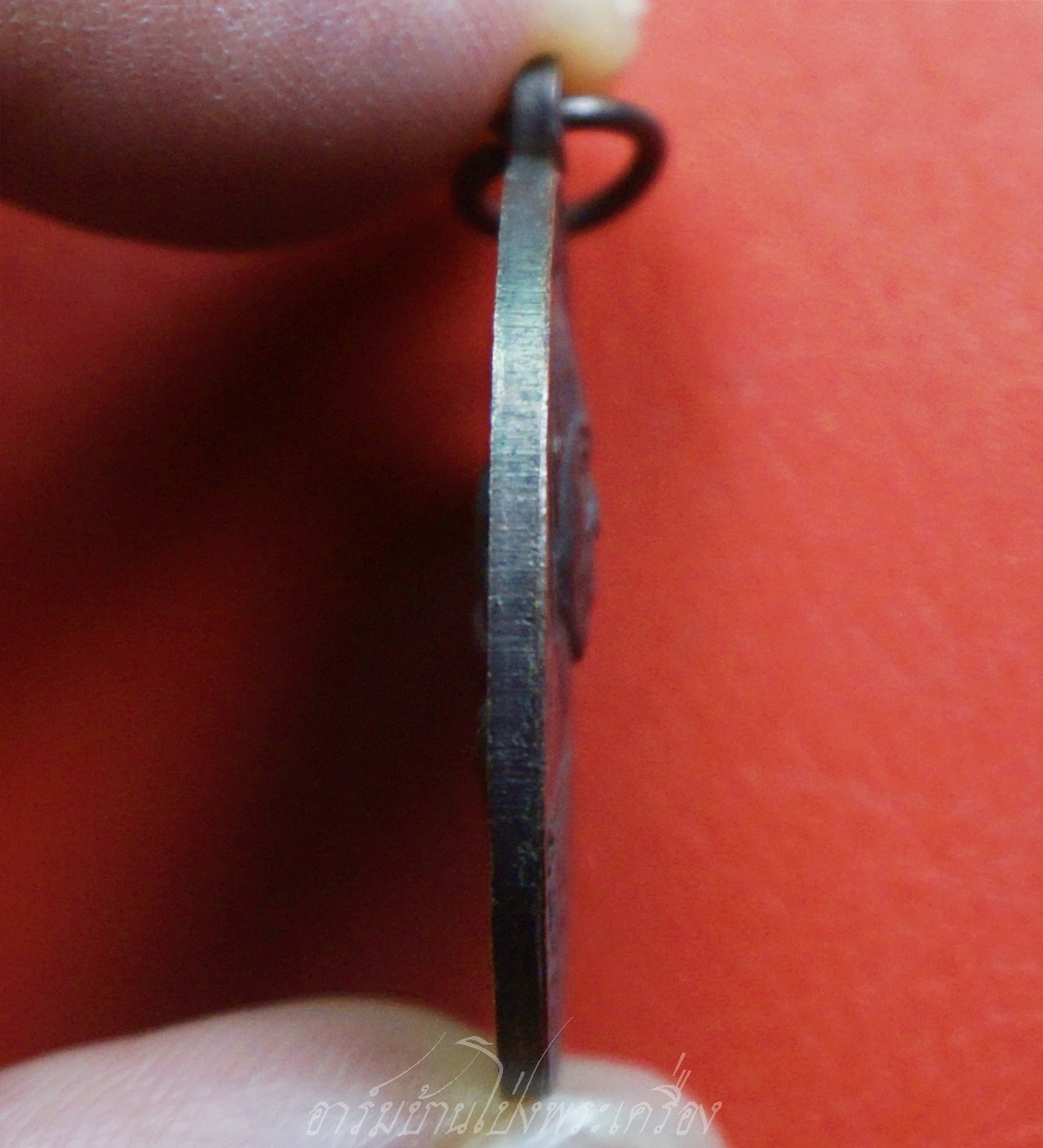 หลวงพ่อปั่น วัดหนองกระทุ่ม รุ่นสอง ปี๓๖ เนื้อทองแดงรมดำ(องค์ที่3)