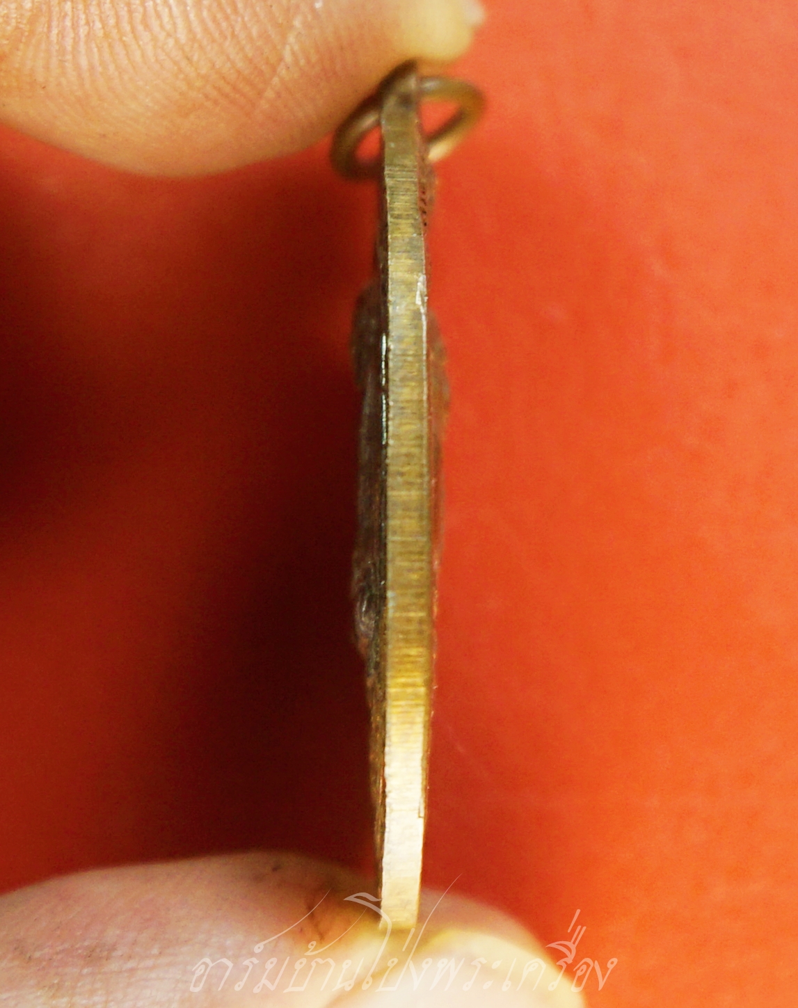 หลวงปู่มหาปิ่น ชลิโต วัดป่าพระธาตุเขาน้อย ปี๒๕๔๐ เนื้อทองแดงผิวไฟ(องค์ที่1)