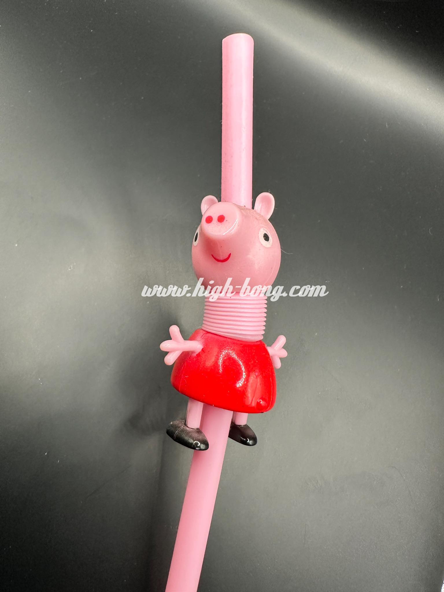 หลอดยืดหยุ่นหักงอได้ลายการ์ตูน(22 cm.)