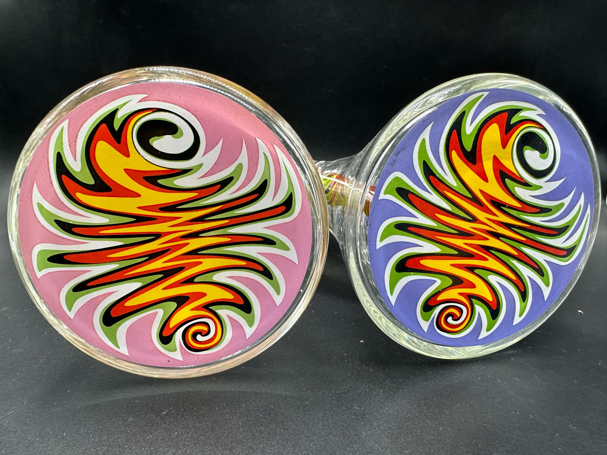 Colors Line Beaker Bong (26.5cm.)(Pink)