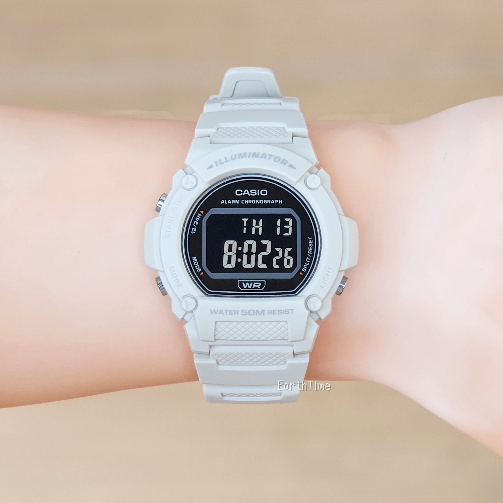 W-219HC-8BV l CASIO สายเรซิ่น