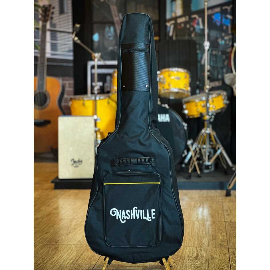 Nashville รุ่น L-T20S-41-EQ หน้าไม้แท้ กีต้าร์โปร่งไฟฟ้า ขนาด 41 นิ้ว +ฟรี กระเป๋าแท้ พร้อมจูนเนอร์ในตัว