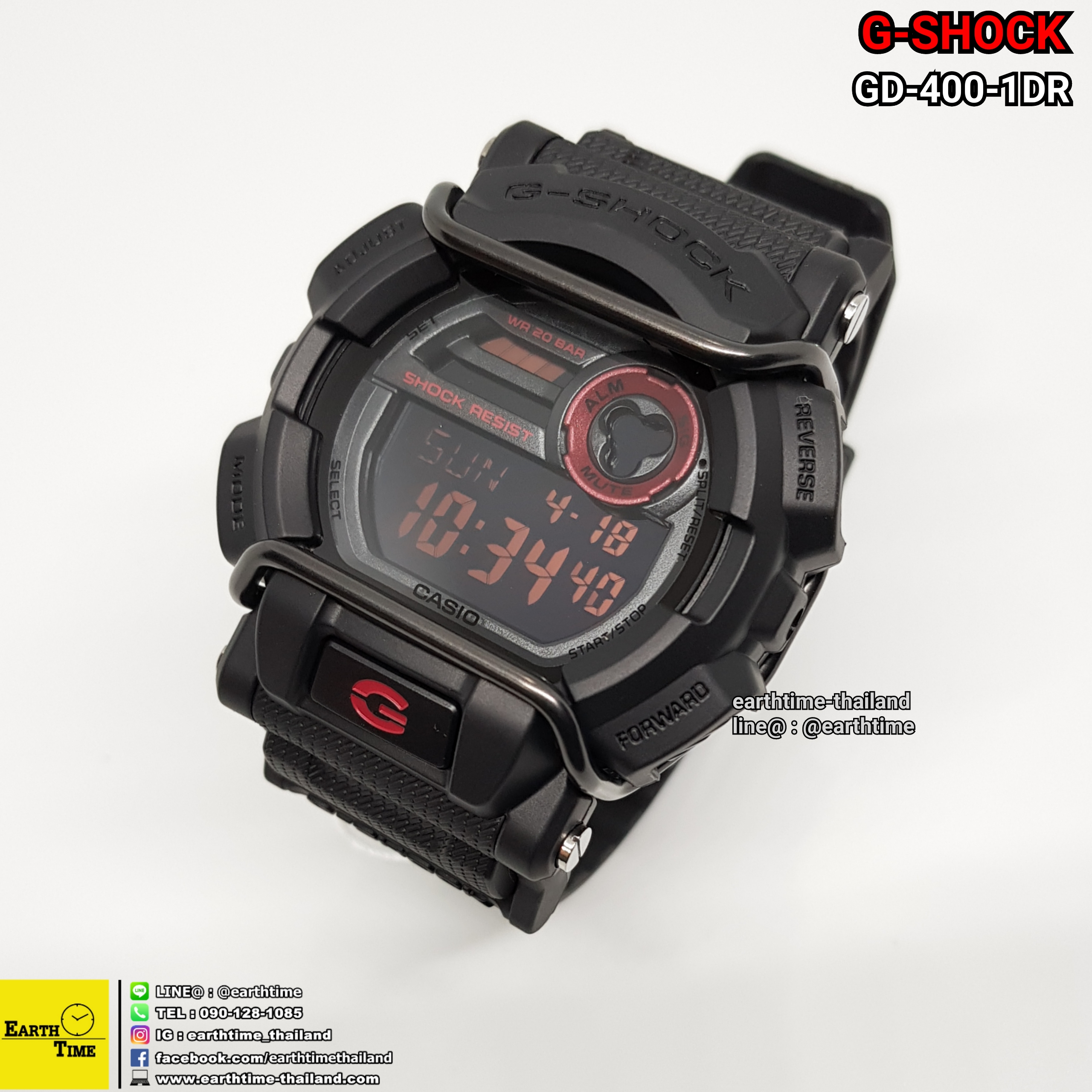 G-Shock ของใหม่แท้100% รับประกัน 1 ปี GD-400-1DR