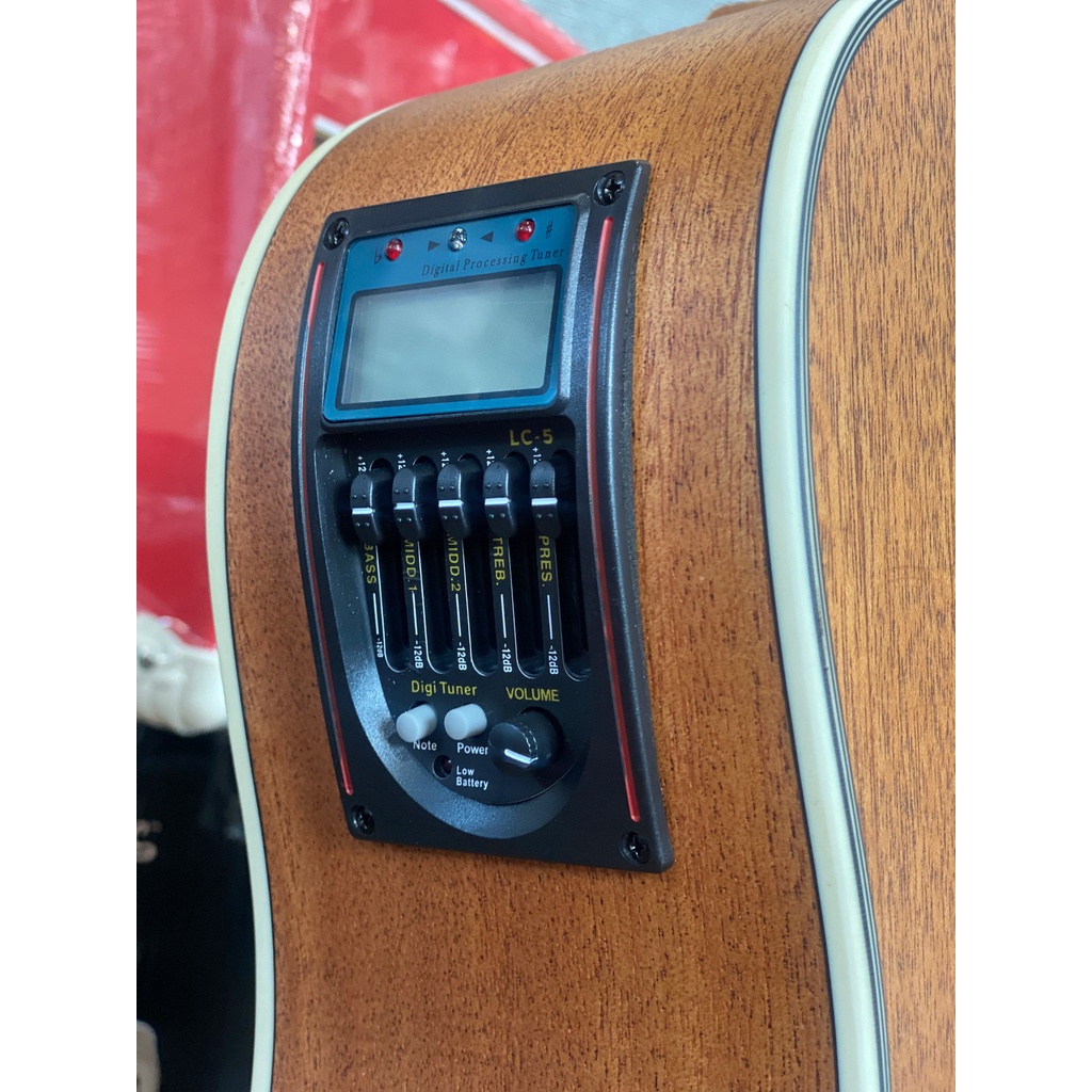 กีต้าร์โปร่งไฟฟ้า Mclorence รุ่น K4100CEQ N/MG ไม้มะฮอกกานี ขนาด 41