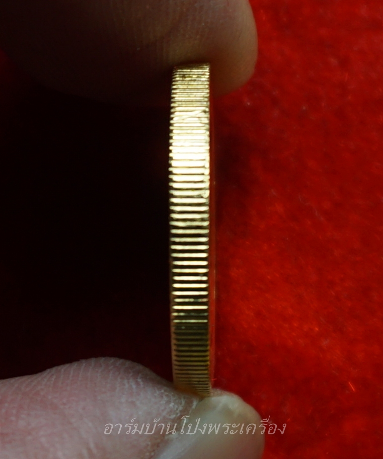 สมเด็จพระศรีนครินทราบรมราชชนนี เหรียญ 2 บาท สุขภาพดีถ้วนหน้า กะไหล่ทอง(องค์ที่1)