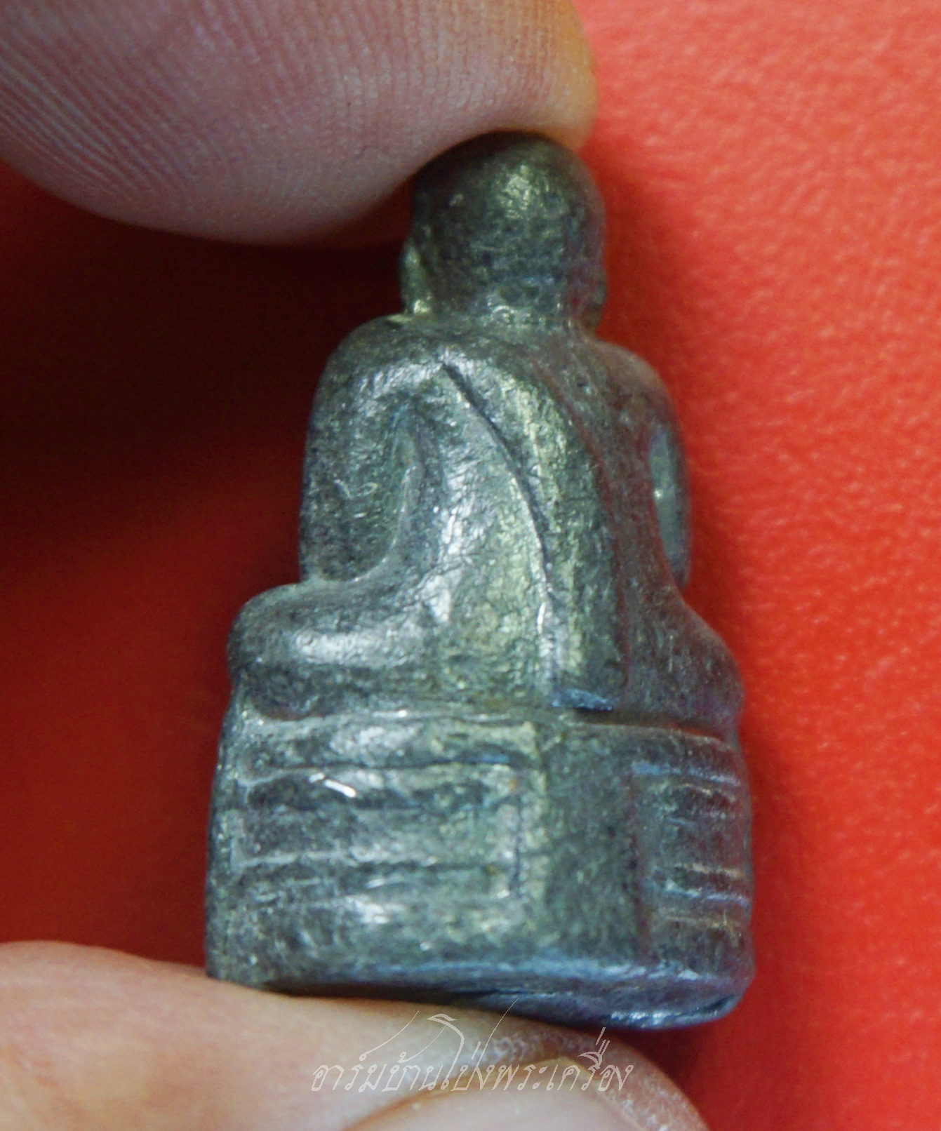 หลวงพ่อแทน วัดธรรมเสน รูปหล่อ หลวงพ่อช้าง เนื้อตะกั่ว(องค์ที่2)