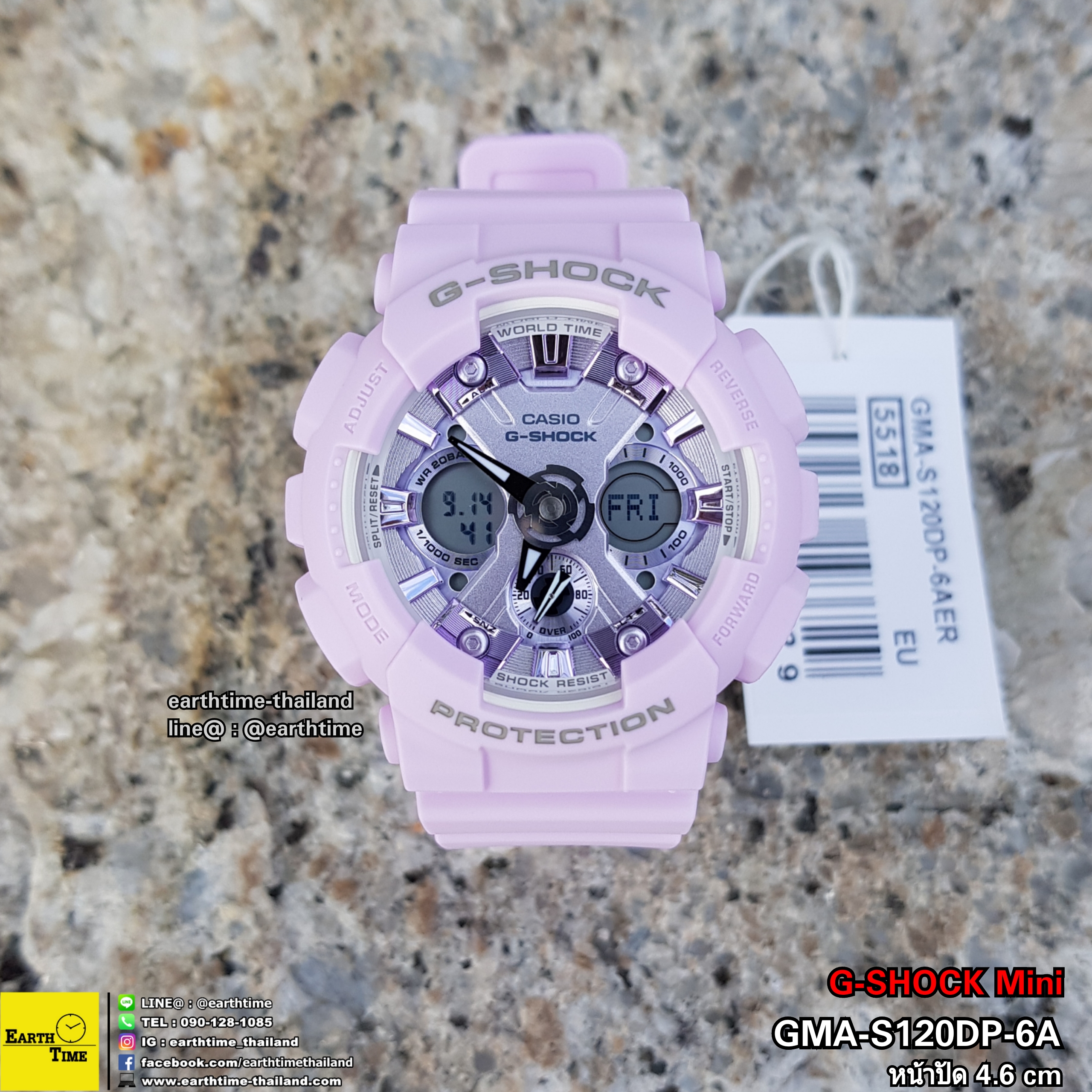 G-ShockMini Pastel Series ของใหม่แท้100% รับประกัน 1 ปี GMA-S120DP-6ADR