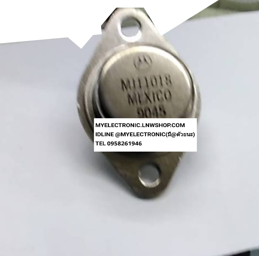 ขาย MJ11018 ยี่ห้อ MOTOROLA ตัวถัง TO-3 จานบิน ทรานซิสเตอร์ TRANSISTOR ราคา ตัวละ . . . . หน่วย บาท