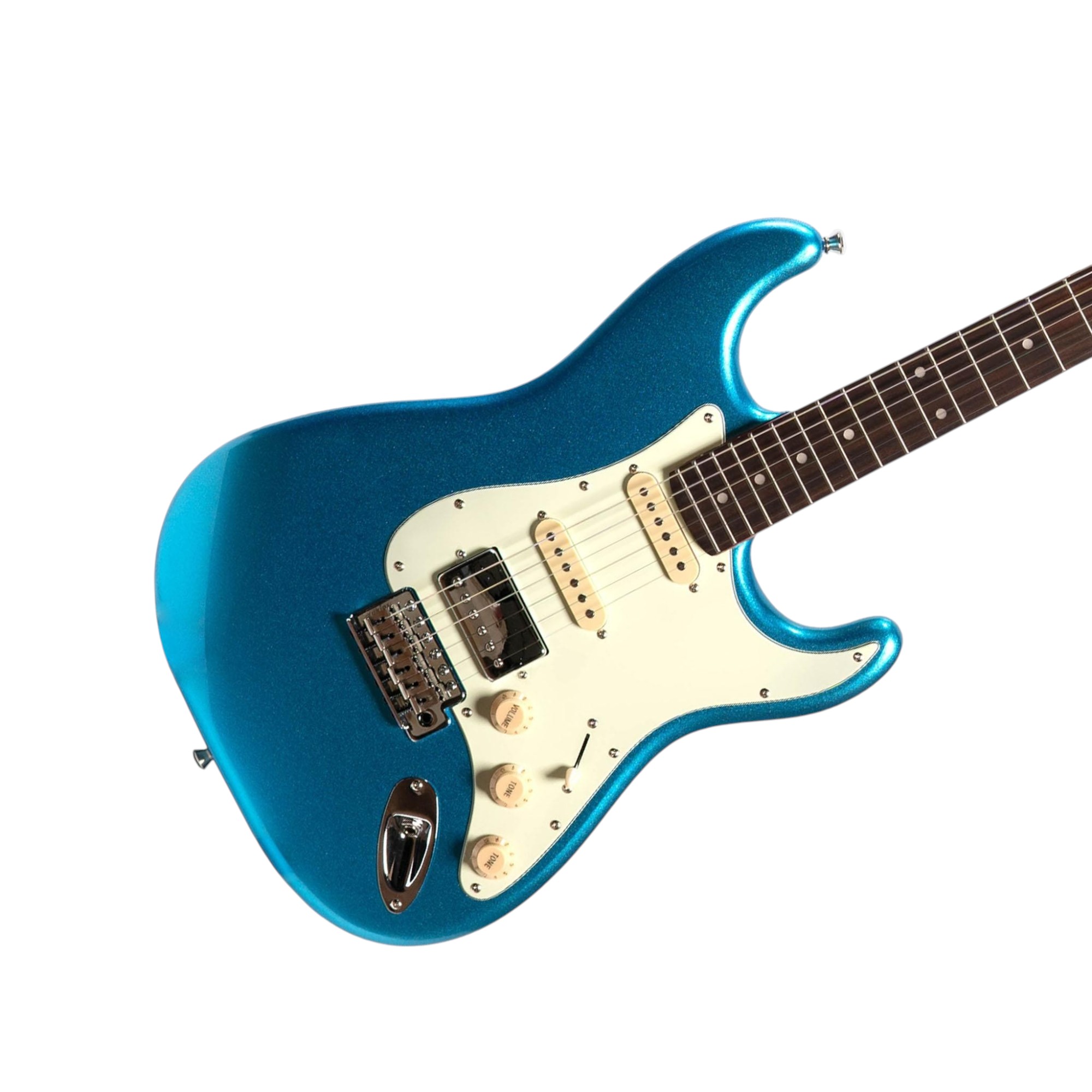 กีตาร์ไฟฟ้า Paul Ray Classic Plus S HSS – Lake Placid Blue (Rosewood Fingerboard) พร้อมกระเป๋าแท้