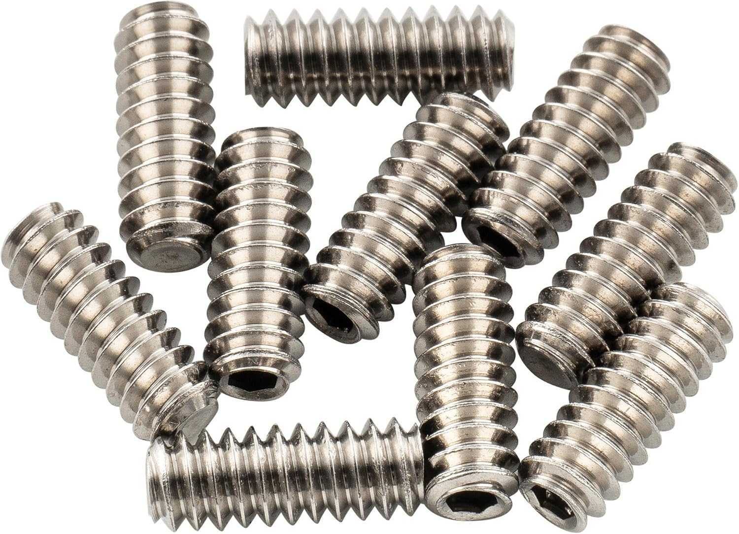 เซ็ตสกรู 6 เหลี่ยม หย่อง แซดเดิ้ล อะไหล่กีตาร์ไฟฟ้าและเบส (1 แพ็ค 12 ตัว)