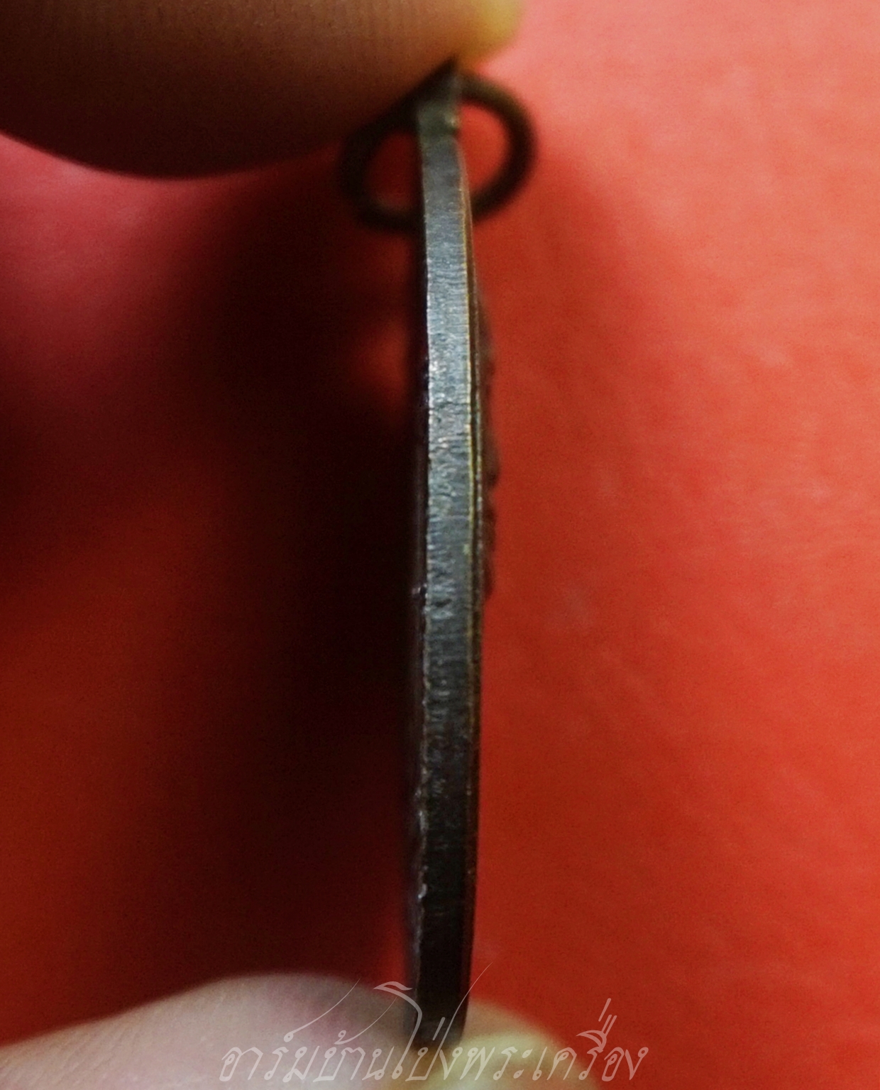 พระครูนิพัทธวิหารกิจ วัดบางขุนนนท์ จ.กรุงเทพ ปี๒๕๑๘ เนื้อทองแดงรมดำ(องค์ที่1)