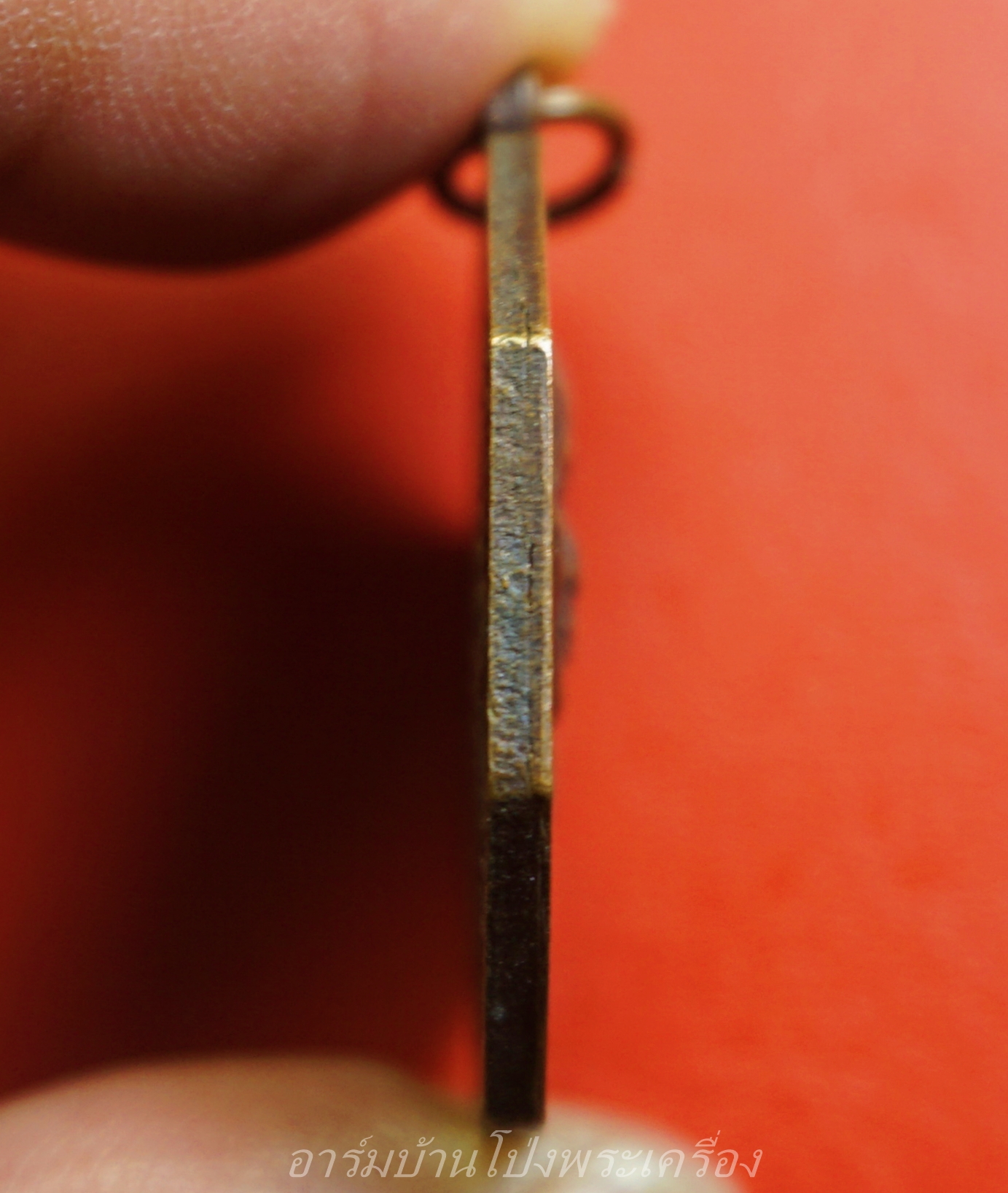 พระครูวิสุทธิธรรมสาร วัดชัฎป่าหวาย จ.ราชบุรี รุ่น รวย ๕รอบ เนื้อทองแดง(องค์ที่1)