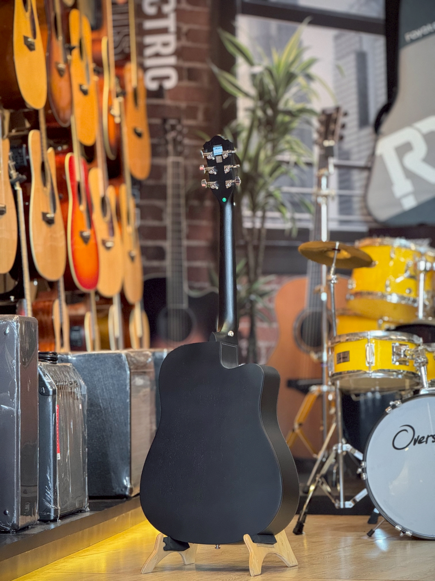 กีต้าร์โปร่งมือซ้าย Mantic AG-1CL ขนาด 41 นิ้ว เสียง ใส กังวาน พร้อม กระเป๋า ปิ๊ก4อัน ใบคอร์ด ประแจ