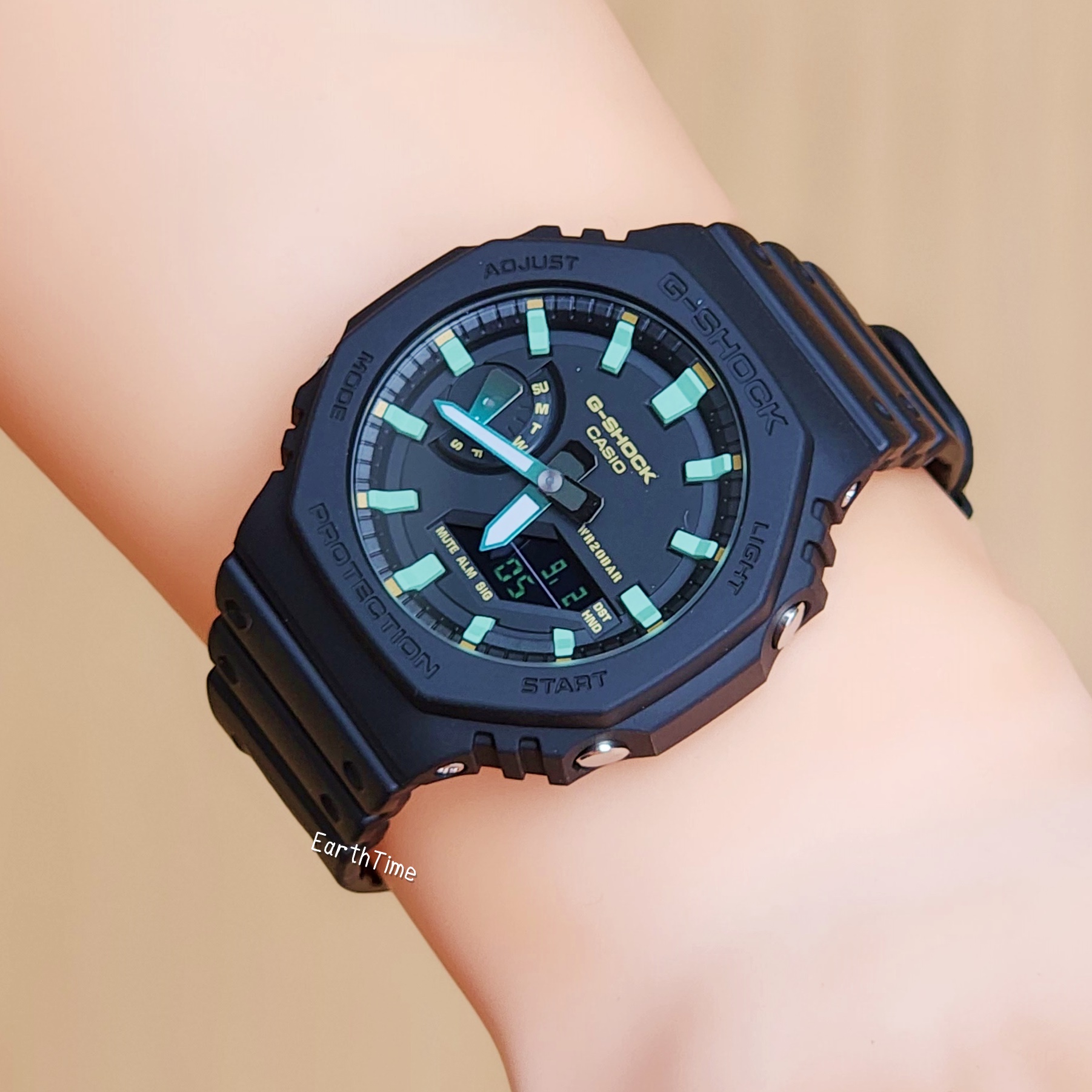 GA-2100RC-1A l Teal and Brown Rust Series l G-SHOCK