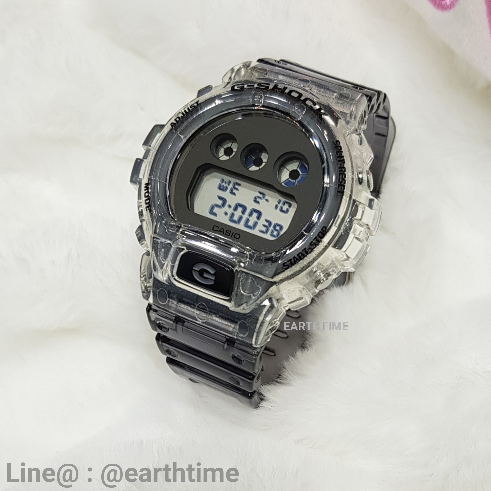G-Shock Clear Skeleton Series ของใหม่แท้100% รับประกัน 1 ปี DW-6900SK-1DR
