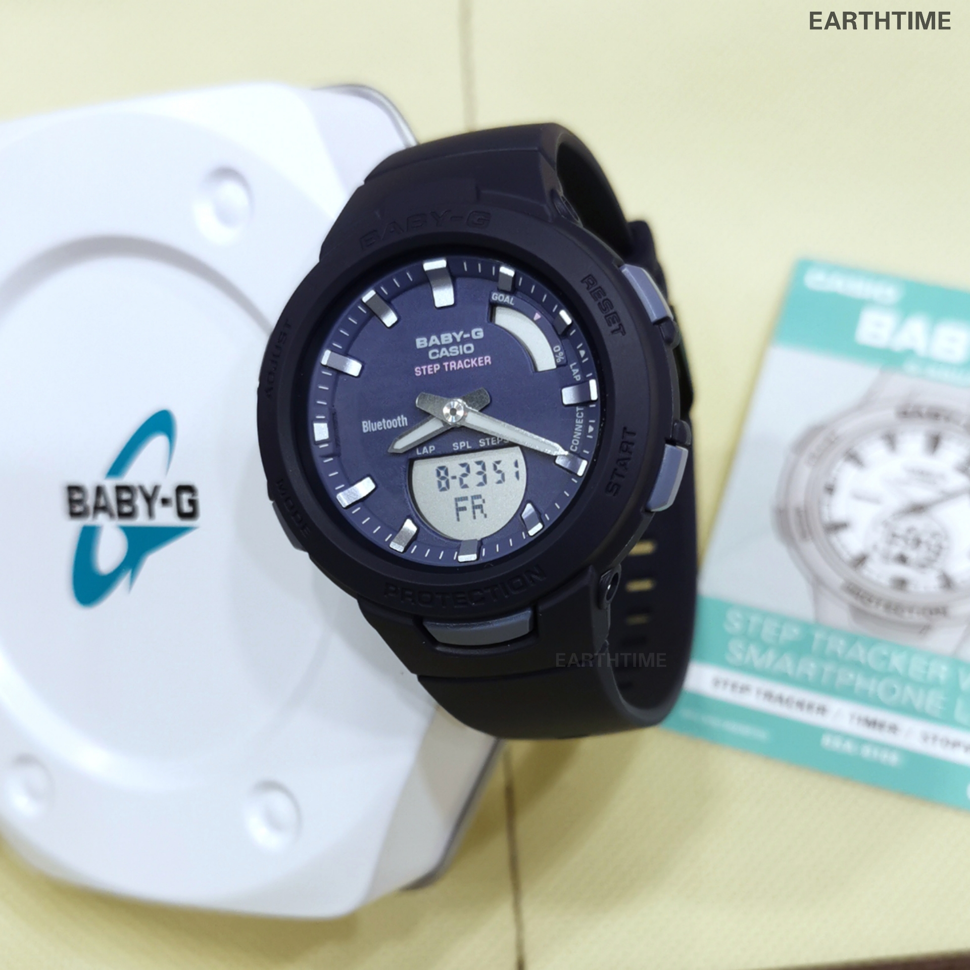 Baby-G Step Tracker and Bluetooth ของใหม่แท้100% รับประกัน 1 ปี รุ่น BSA-B100AC-2A
