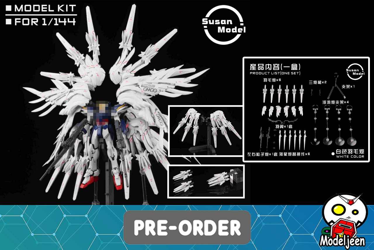 Preorder (Susan model) Plastic Kit Seraphim Unit & Neue Zwerg For 1/144 HG/RG