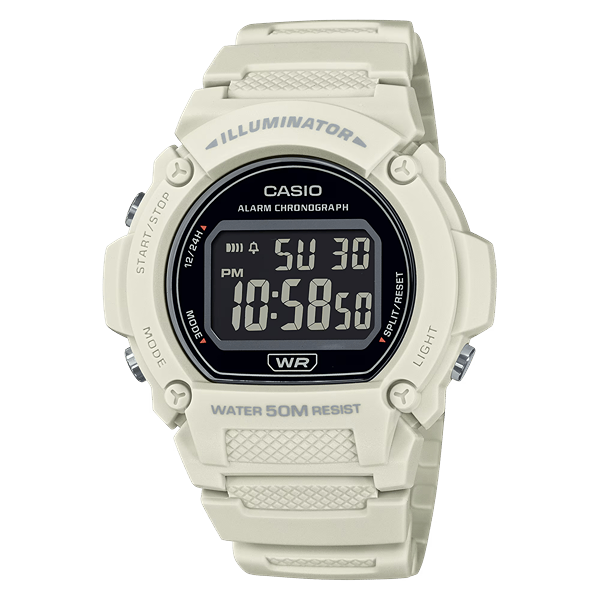 W-219HC-8BV l CASIO สายเรซิ่น