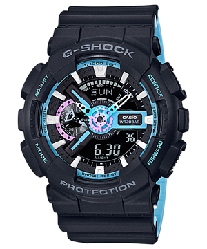 G-Shock Pearl Blue Neon Series ของใหม่แท้100% รับประกัน 1 ปี รุ่น GA-110PC-1ADR