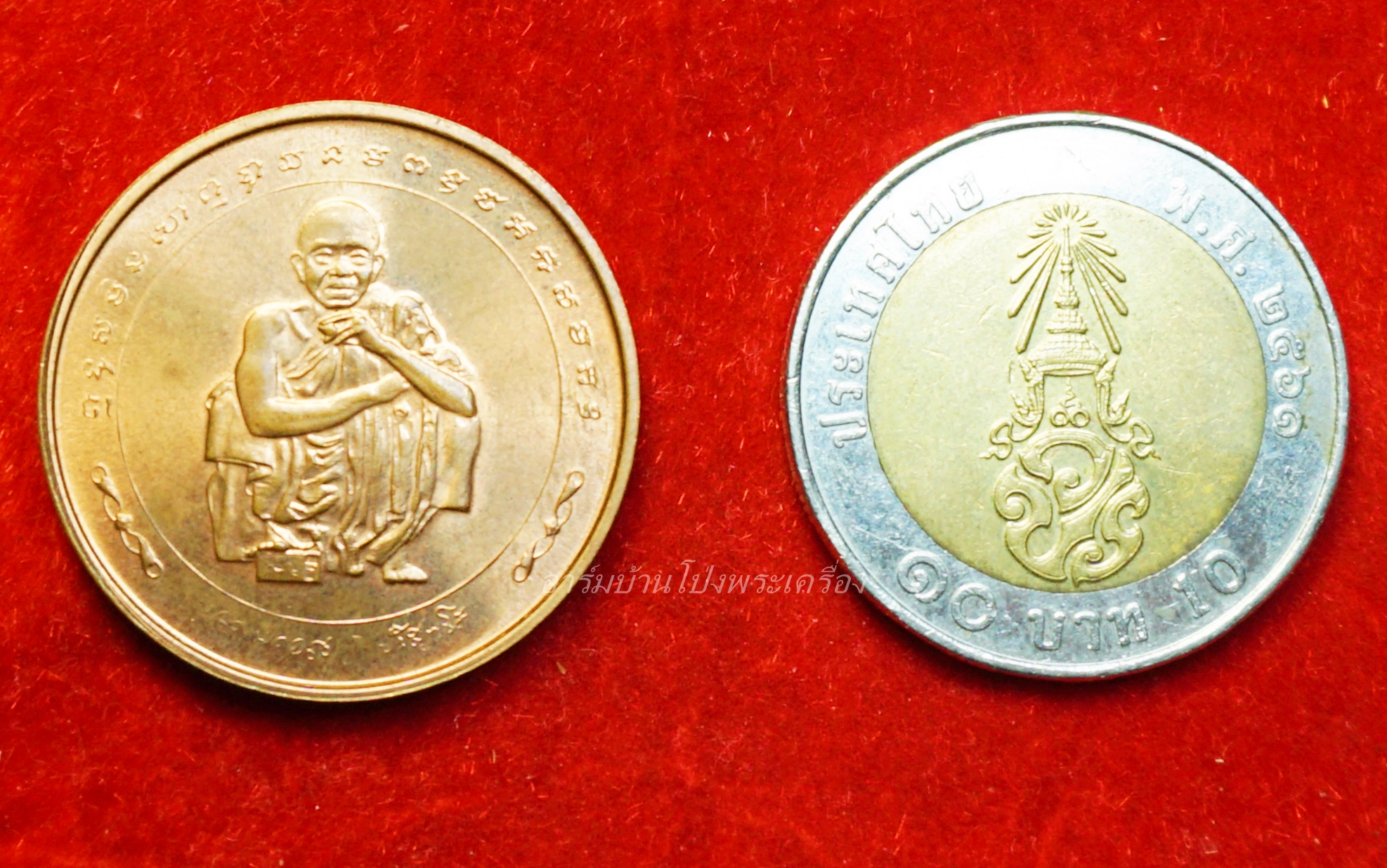 หลวงพ่อคูณ วัดบ้านไร่ ฉลองอายุครบรอบ ๗๓ ปี ปี ๒๕๓๘ บล๊อกกองกษาปณ์ เนื้อทองแดง(องค์ที่1)