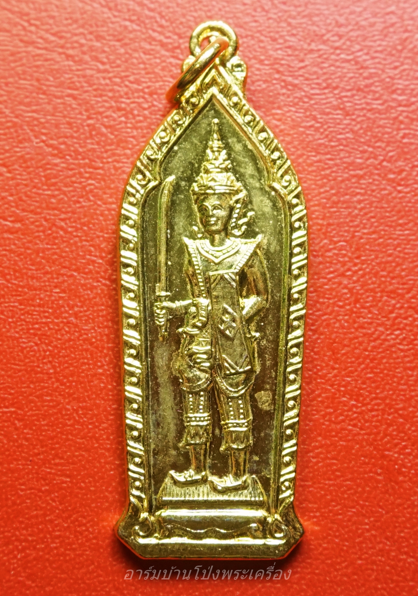 สมเด็จพระศรีสุริโยทัย วัดสมเด็จพระศรีสุริโยทัย จ.สระบุรี กะไหล่ทอง(องค์ที่1)