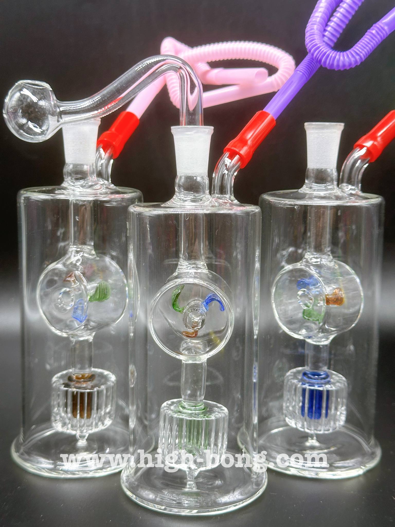 WindMill Grenade Glass Bong (9 cm.)(Green)