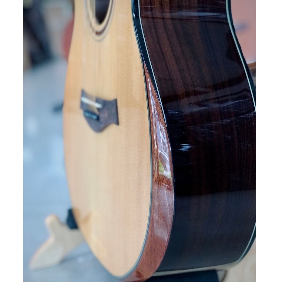 Nashville กีต้าร์โปร่งไฟฟ้า รุ่น GA-R10N-EQ LH สำหรับมือซ้าย หน้าไม้แท้ Top Solid ทรง Grand