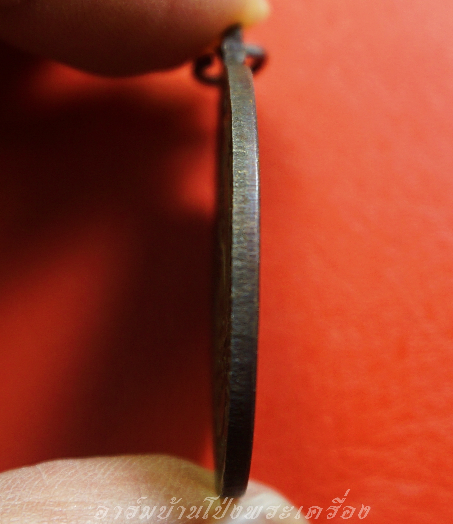 หลวงพ่อสัมฤทธิ์ วัดถ้ำแฝด รุ่นนำโชค เนื้อทองแดงรมดำ(องค์ที่3)