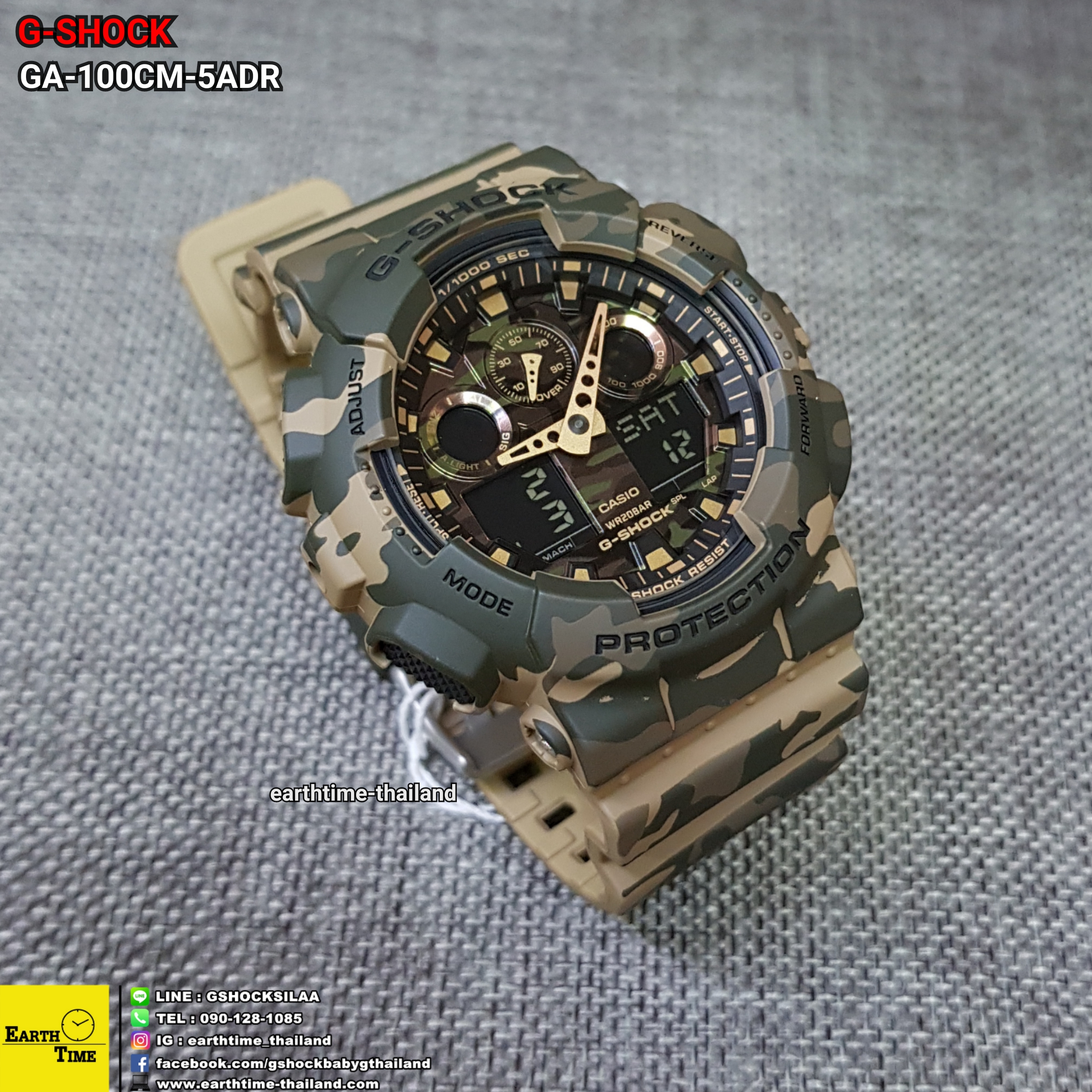 G-Shock ของใหม่แท้100% รับประกัน 1 ปี GA-100CM-5ADR