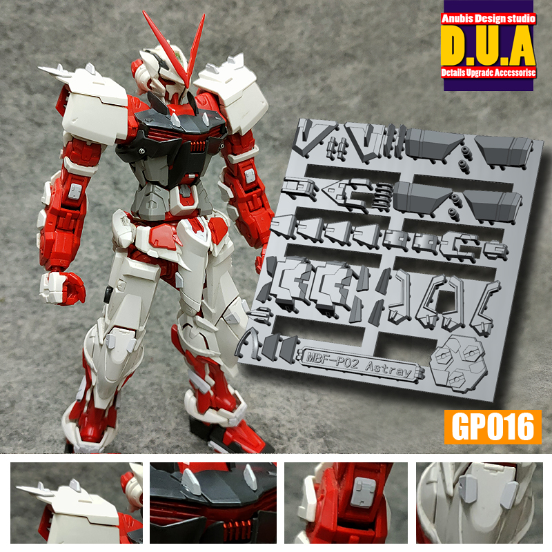 Preorder GP016 D.U.A.(Detals Upgrade Accessorise) 3D Printer Part MG1/100 Gundam Astray Red Frame ยี่ห่อ Anubis