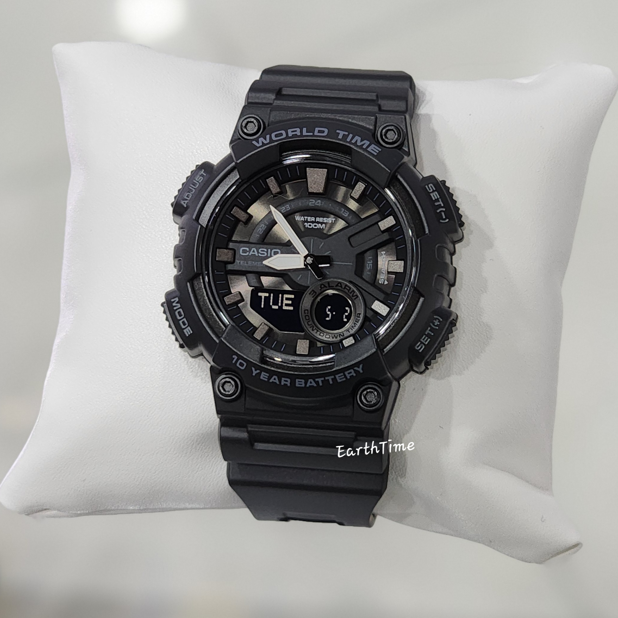 AEQ-110W-1BV l CASIO สายเรซิ่น