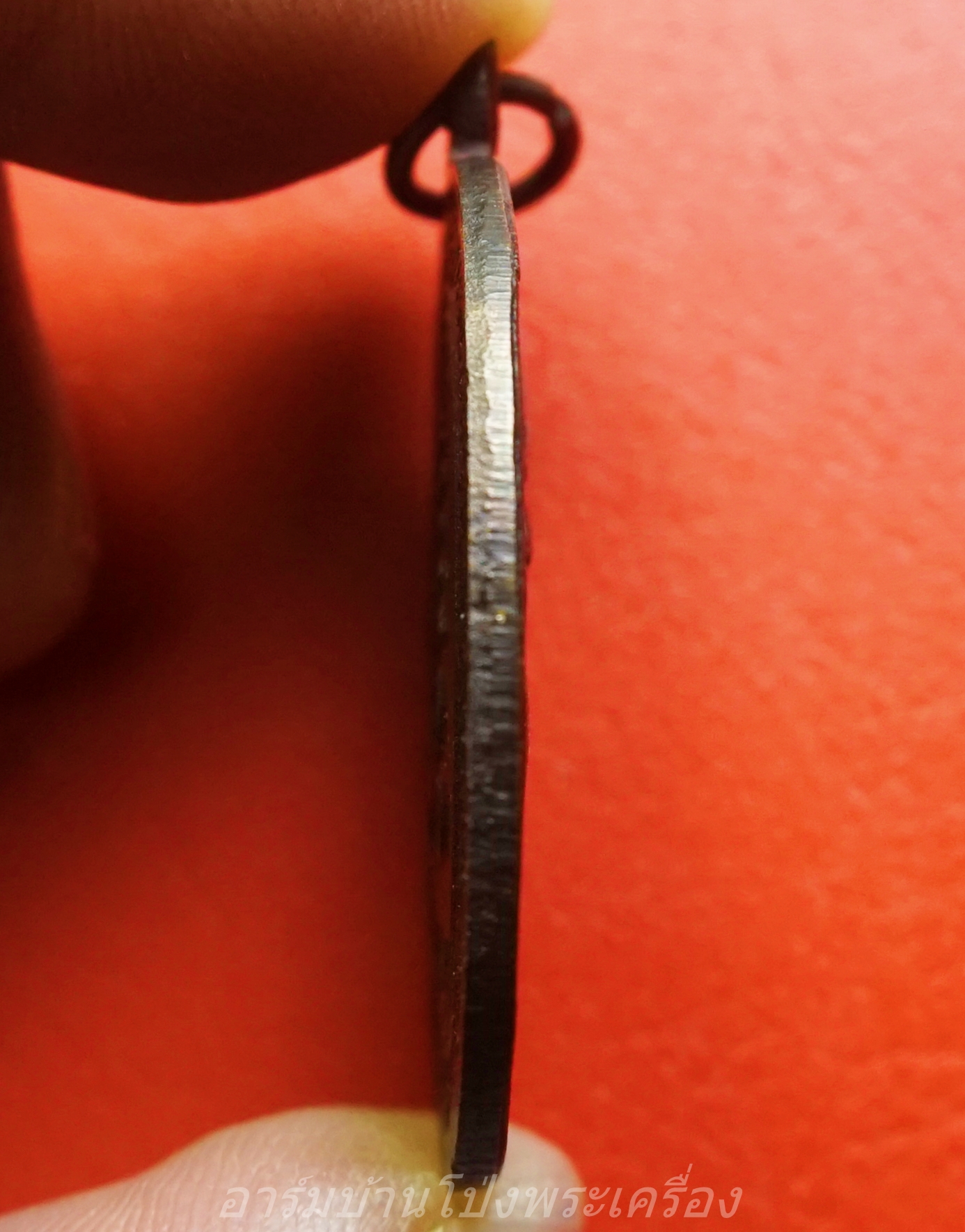 พระครูสุนทรธรรมกิจ(หลวงพ่อหยอด) วัดแก้วเจริญ ปี๒๕๓๕ หลัง ปทพ อายุ๘๐ปี เนื้อทองแดง(องค์ที่1)