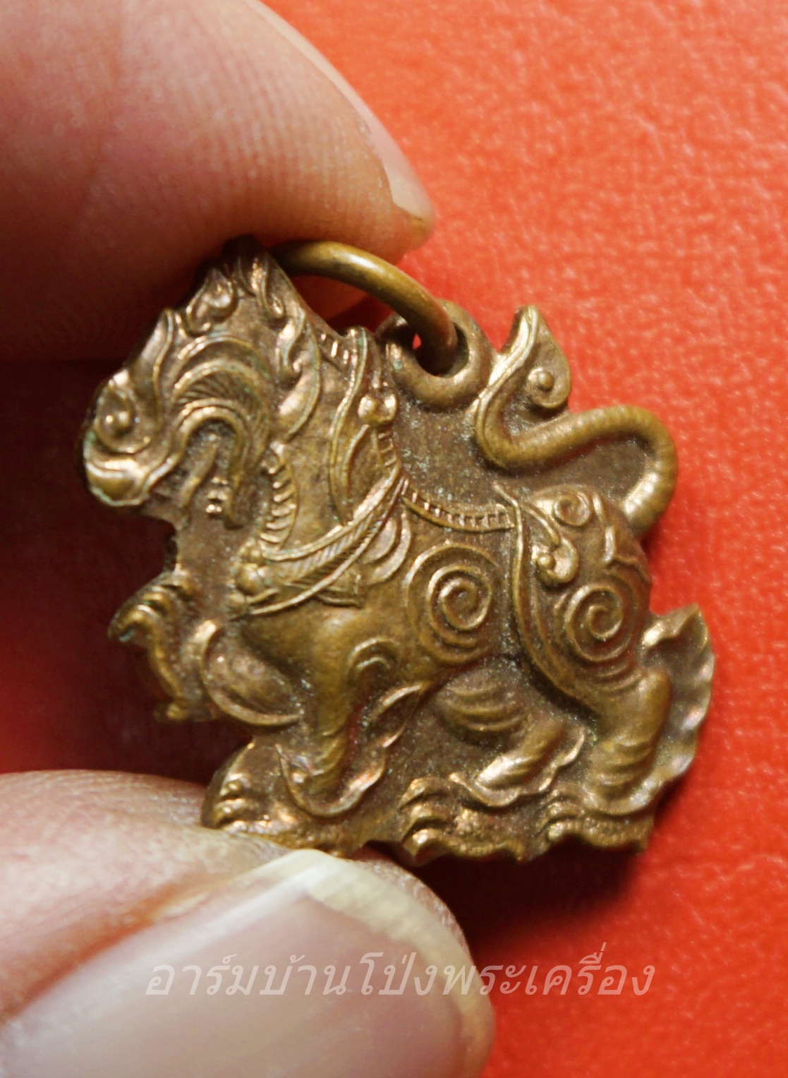 พระอธิการบัว วัดเขาแดน สิงห์ เนื้อทองแดง(องค์ที่2)