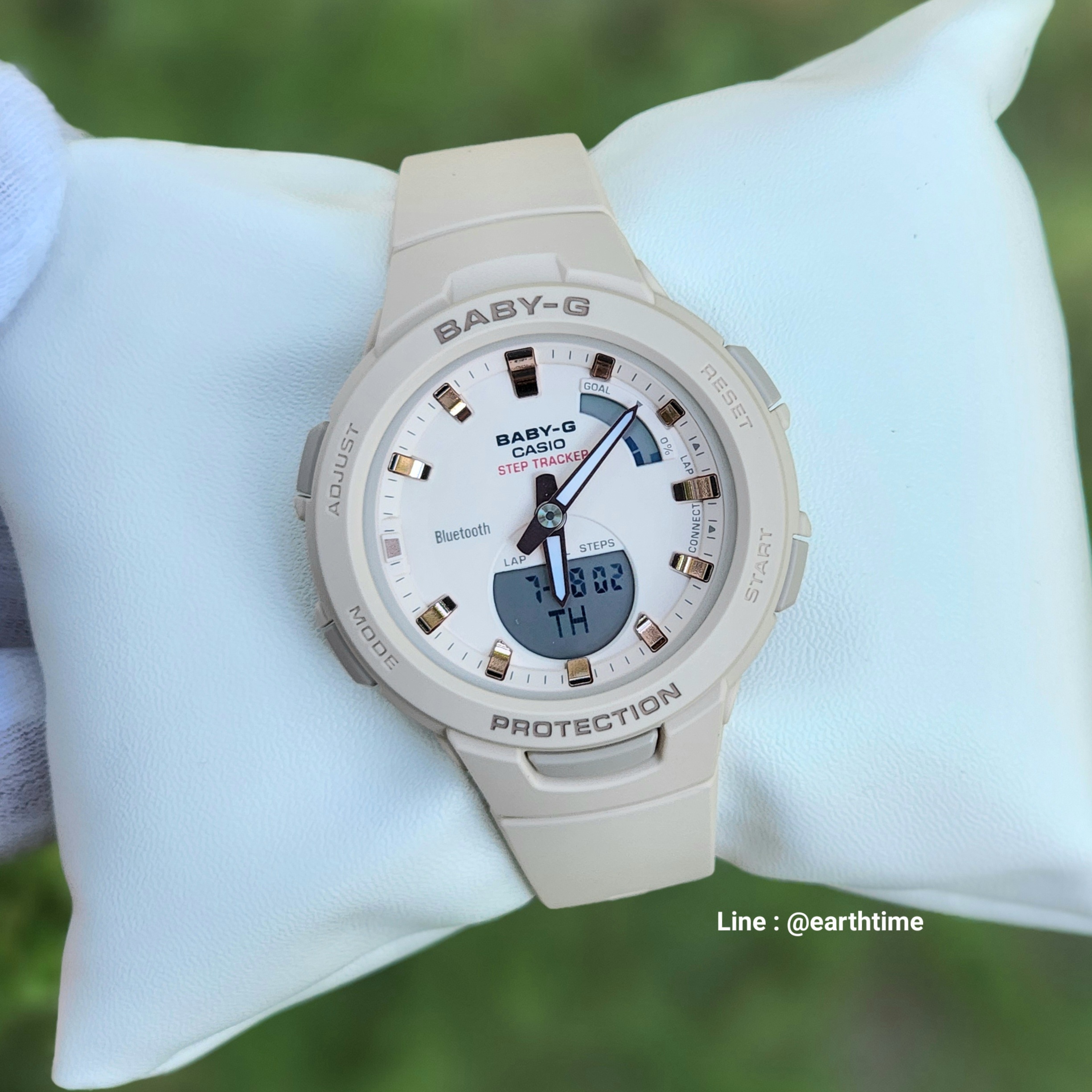 Baby-G Step Tracker and Bluetooth ของใหม่แท้100% รับประกัน 1 ปี รุ่น BSA-B100-4A1