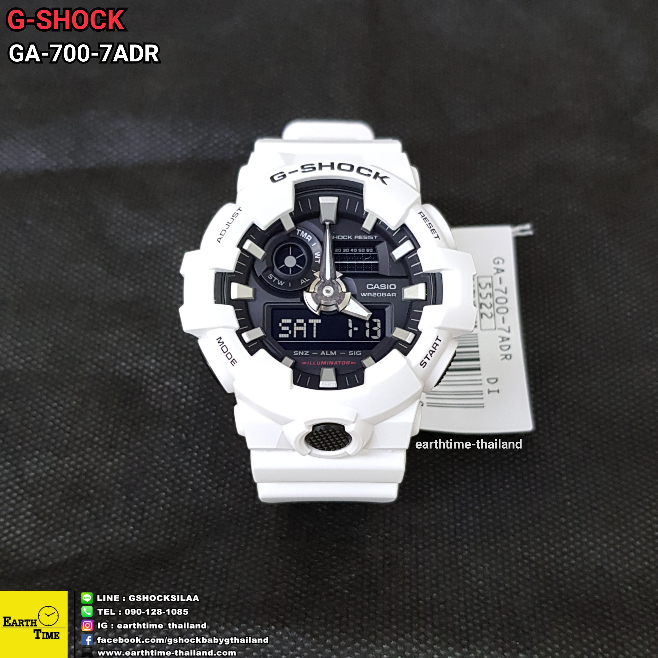 G-Shock ของใหม่แท้100% รับประกัน 1 ปี GA-700-7ADR