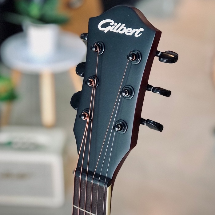 กีต้าร์โปร่งไฟฟ้า Gilbert รุ่น 401CE ภาคไฟฟ้าตั้งสายได้ในตัว