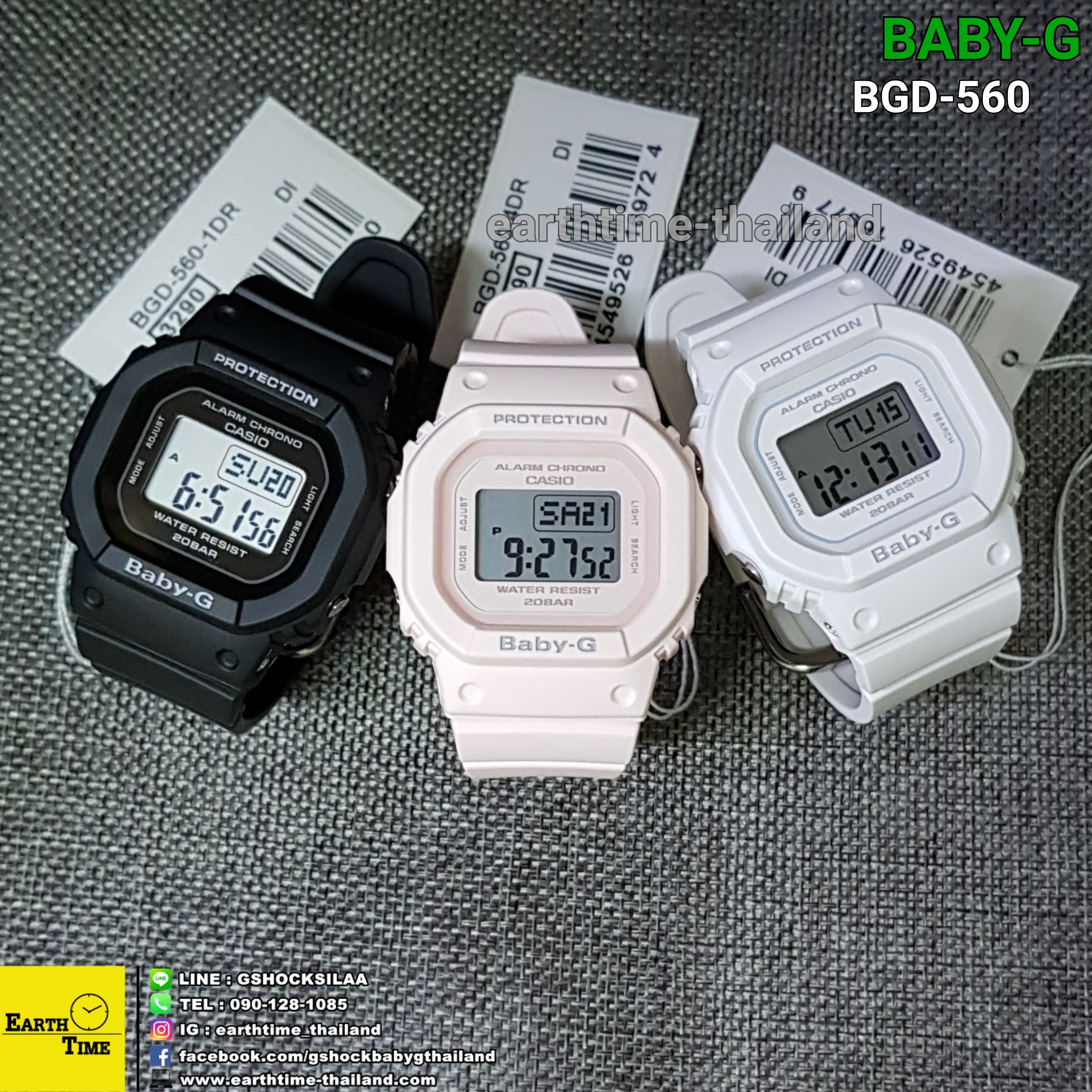 Baby-G BGD-560 Series ของใหม่แท้100% รับประกัน 1 ปี รุ่น BGD-560-4