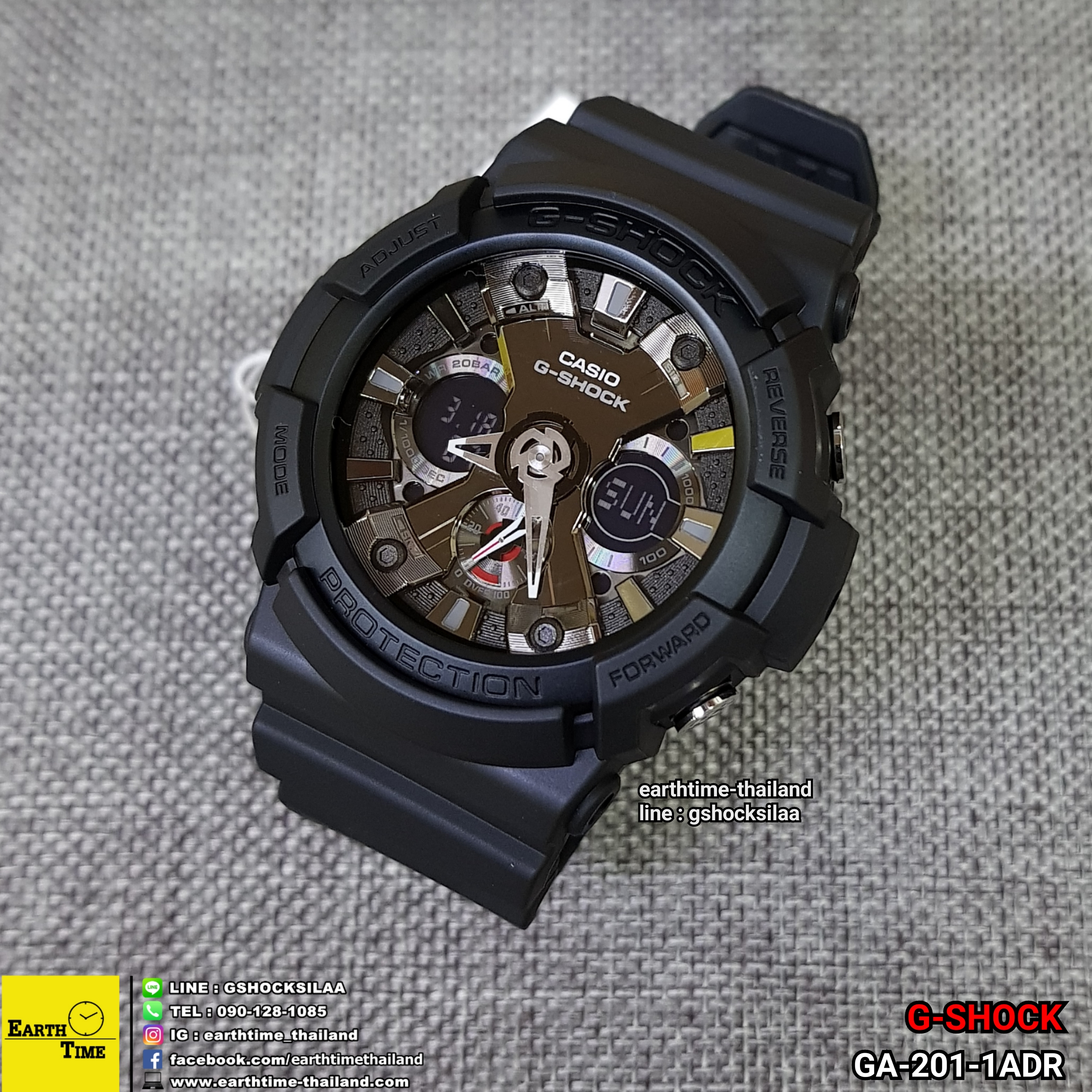 G-Shock ของใหม่แท้100% รับประกัน 1 ปี GA-201-1ADR