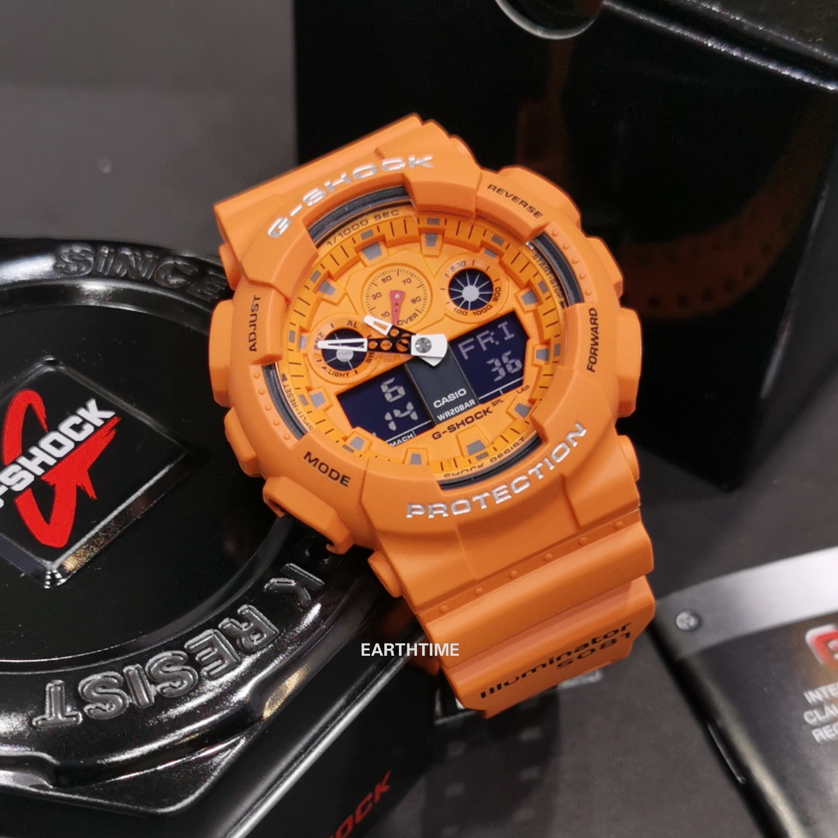 G-Shock ของใหม่แท้100% รับประกัน 1 ปี GA-100RS-4ADR