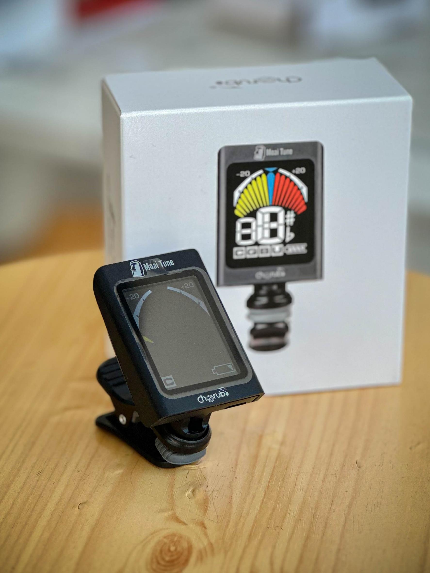 Cherub จูนเนอร์ Cherub WST-680 เครื่องตั้งสายกีตาร์ หน้าจอแสดงผลแบบสี มีแบตเตอรี่ในตัว มีช่องเก็บปิ๊ก Guitar Tuner ฟรี สายUSB.