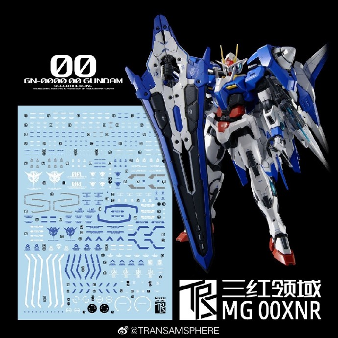 Water Decal 025 MG OO XN-Raiser ยี่ห่อ TRS-Decal